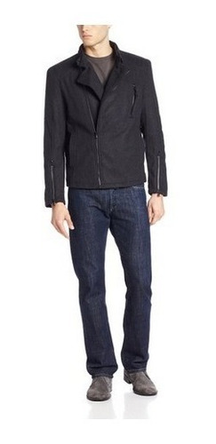 Chaqueta Invierno Kenneth Cole New York Melton Wool Hipster 