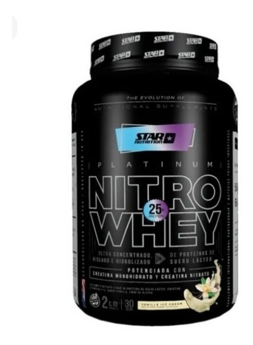 Nitro Whey 1kg Star Nutrition Proteína Beta Alanina Creatina