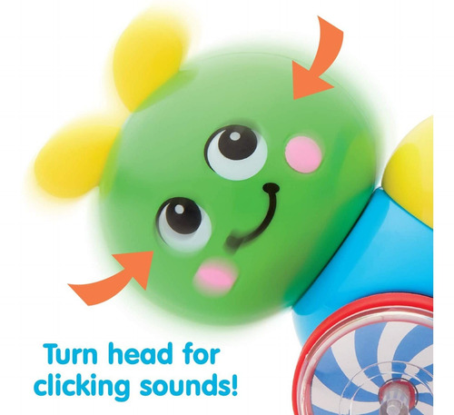 Kidoozie Press N Go Inchworm