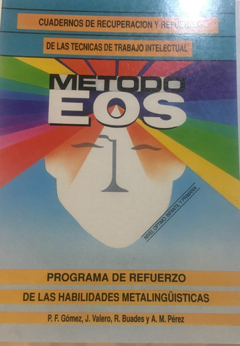 Libro Metodo Eos Recuperacion/refuerzo Habilidades Metaligüi