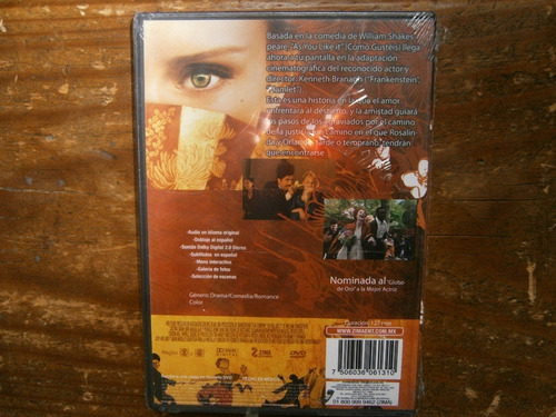 Como Gusteis Dvd Kenneth Branagh Bryce Dallas Howard 2006 (Usado)