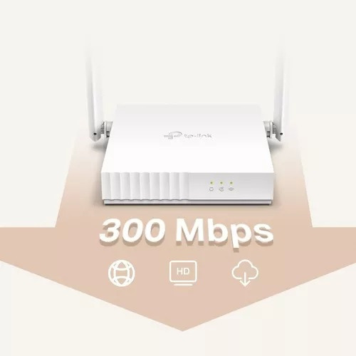 Imagen 4 de 6 de Router, Access point, Range extender, WISP, WMM TP-Link TL-WR820N V2 blanco 220V