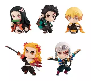 Demon Slayer Adverge Motion 4 Set Completo Tanjiro Nezuko