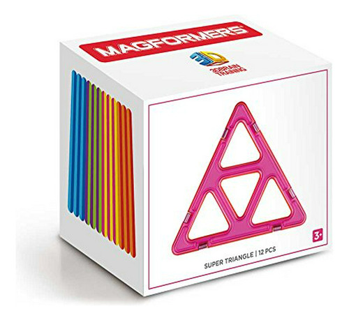 Sets De Construcción - Magformers Super Triangle 12 Piezas D