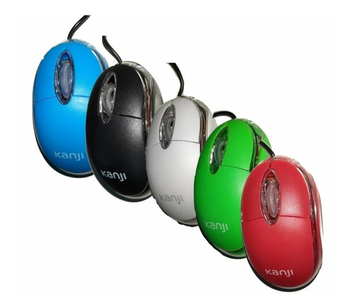 Mouse Pc Cable Usb Notebook Kanji Luminoso Colores