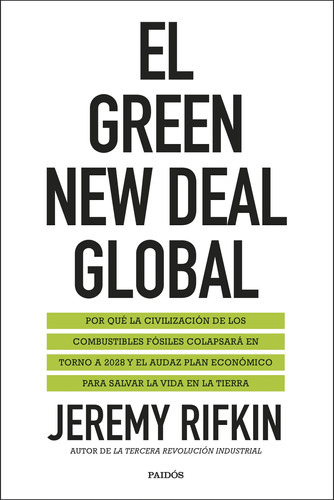 Libro El Green New Deal Global - Jeremy Rifkin