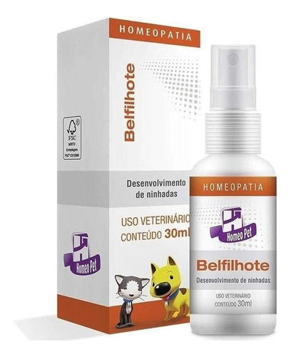 Belfilhote Homeopatia Real H Para Cães E Gatos 30ml