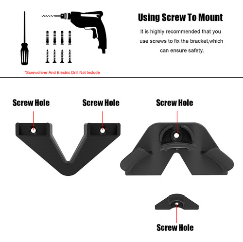 Suporte De Fone De Ouvido Vr Hook Vr Wall Accessories Para P