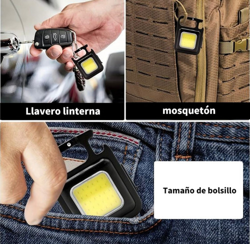 Lampara Mini Led Portatil Recargable Multifuncional 500 Mah.