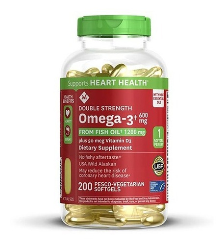 Omega 3  600 Mg Double Strength   