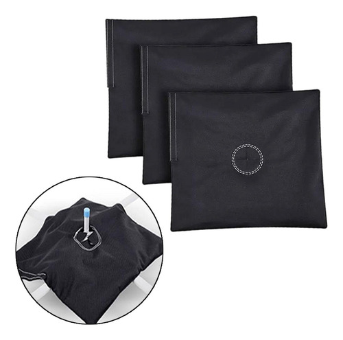3x Bolsa De Pesas Bolsa De Pesas Base De Negro De 18 \ X19\