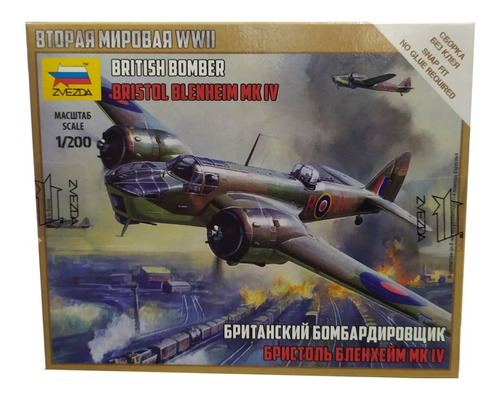 Maqueta Para Armar Avion Bombardero Mk Iv Zvezda 6230 1/200