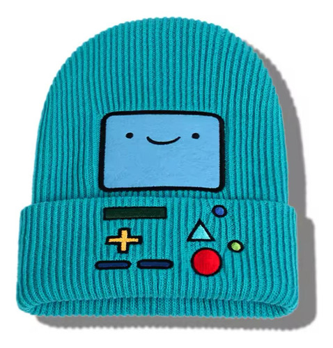Mochila Hora De Aventura Bimo 36x29x9 Cm + Gorro Bimo Conjunto Escuela Equipaje Útiles Maleta Bag Bolsa Bagpack Finn Jake Adventure Time