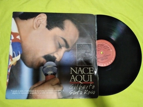 Gilberto Santa Rosa Nace Aqu, Sin Voluntad Lp 1993 Sony