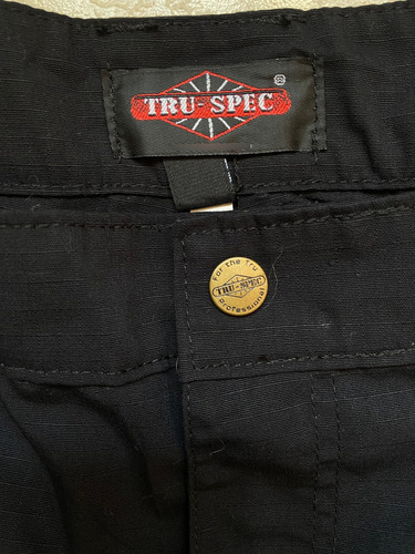 Tru Spec Pantalón Tipo Cargo P/hombre Talla 40 Color Negro (Usado)