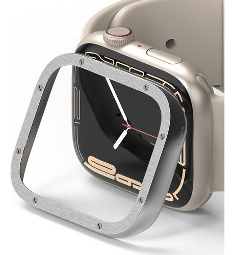Case Ringke Bezel Premium Cart Para Apple Watch 41mm (acero)