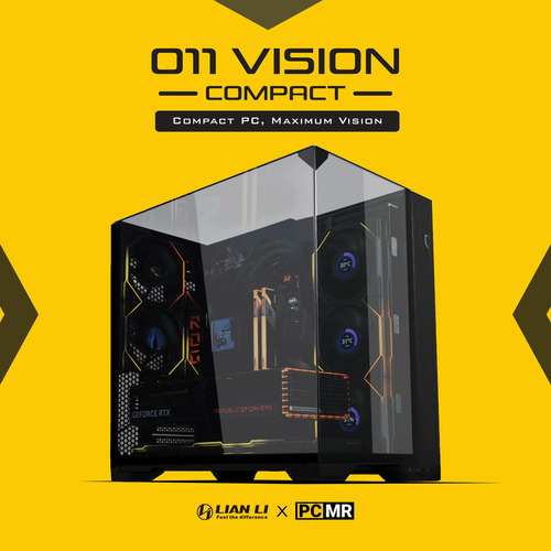 Funda Para Ordenador Lian Li O11 Vision Compact Black Atx Mi