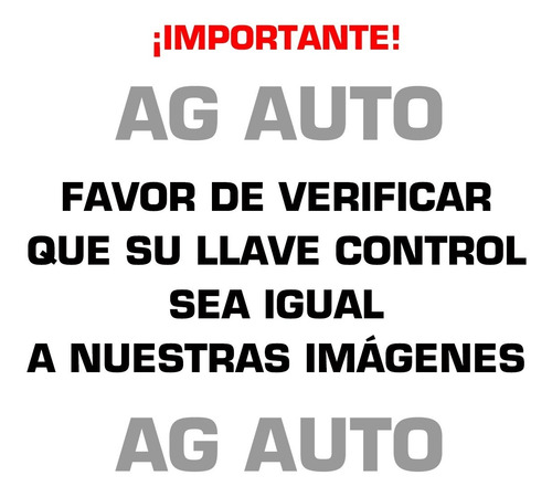 Imagen 2 de 4 de Carcasa Llave Control Vw Clásico Jetta Mk6 Vento Con Pánico