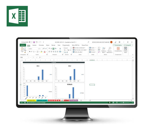Implementación Iso 9001 Excel (plantilla Excel)