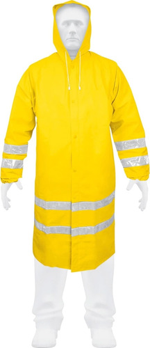 Pilot Impermeable Para Lluvia Pvc Amarillo Reflectivo Truper