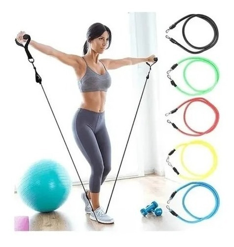 Set Bandas Elásticas Resistencia Fitness + Obsequio