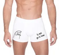 Comprar Bóxer Con Flork Y Frase De Humor  Es Mío Ya Lo Lamí 