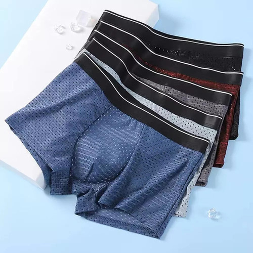 A Kit 5 Boxer Wear Cueca De Fibra De Bambu