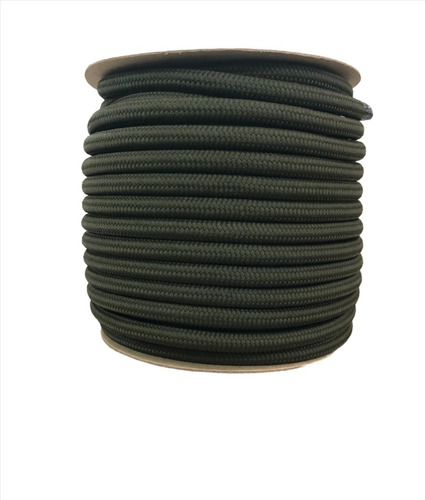 Soga Polipropileno Trenzada 14mm X 50 Metros Verde Militar