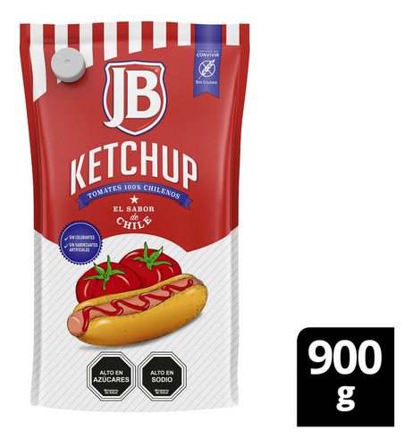 Jb Ketchup Doypack 900 Gr