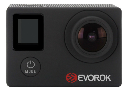 Camara Deportiva Evorok Adventure Ii 4k/sumergible/accesorio Color Negro
