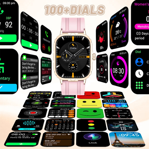 Smartwatch Reloj Inteligente Llamada Mujer Hombre Plus