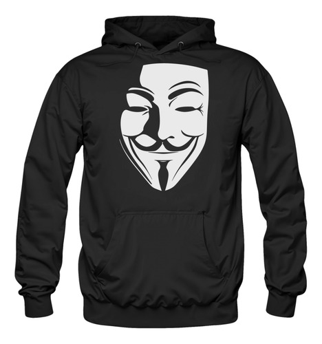 Poleron Canguro Gustore De V For Vendetta / Anonymous