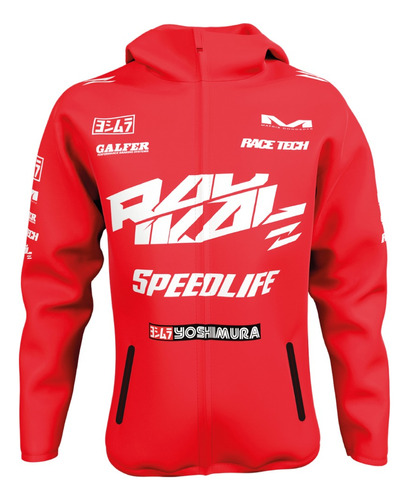Rompeviento Zero Rojo Radikal Racing  Motocross/atv/mtb