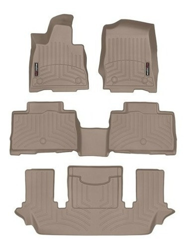 Tapetes Weathertech Aviator 2021+ 1ra+2da+3ra F Cajuela C