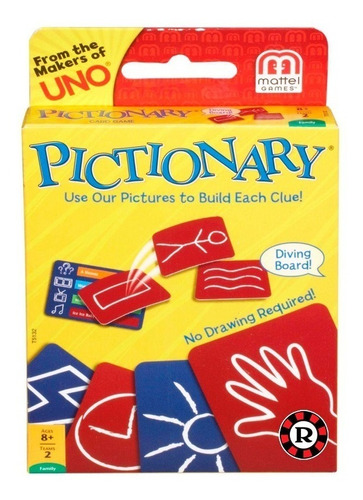 Pictionary Cartas Mattel No Es Necesario Dibujar Ruibal