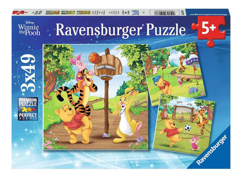 Ravensburger Rompecabezas: Disney Winnie The Pooh 3 Pack