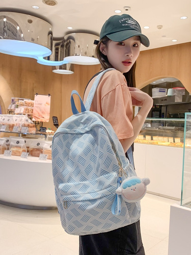 Mochila Universitaria Clásica De Moda Para Mujer, Mochila De Viaje De Gran Capacidad