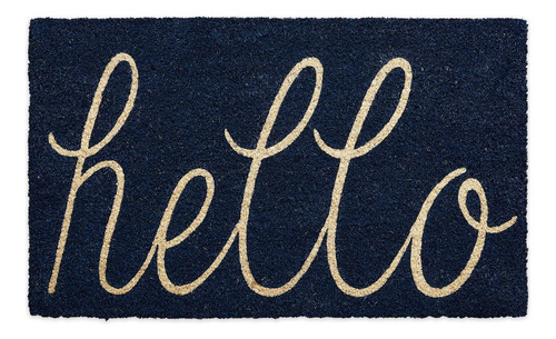 Felpudo Antideslizante De Fibra De Coco 46 X 76 Cm