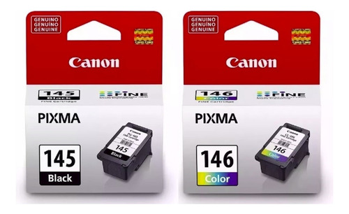 Pack 2 Canon Pg-145 / Cl-146 Originales Ip2810 Mg2410 C/iva