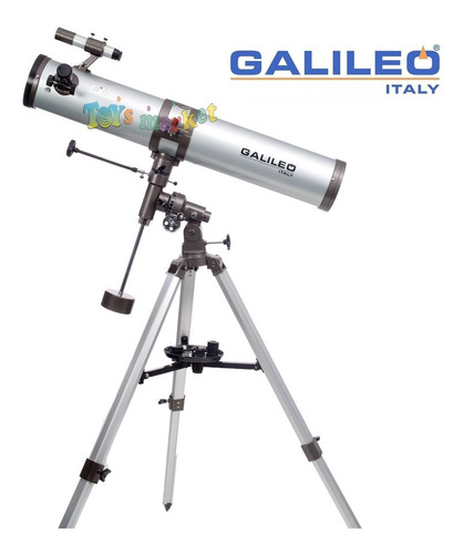 Telescopio Galileo Reflector 900x76 Ecuatorial Aumento 675x