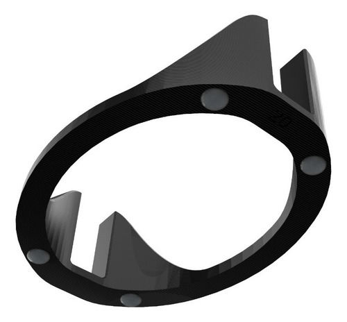 Soporte vertical para computadora portátil de escritorio de 2,5 cm, negro