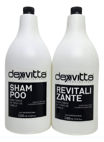Kit Lavatório Shampoo 2500ml - Revitalizante 2500ml Dexvitta