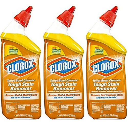 Clorox Limpiador Para Taza De Inodoro Pack 3 Pz, 709 Ml C/u.