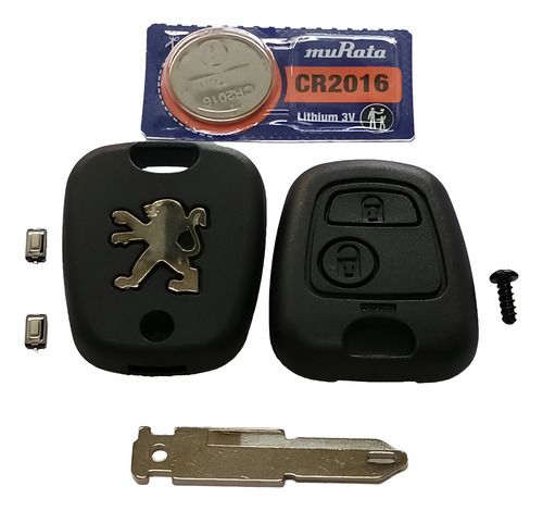Kit Reparación Llave Telemando Peugeot 206/207 2 Botones