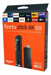 Amazon Fire Tv Stick 4k Max Control De Voz 4k 8gb Negro