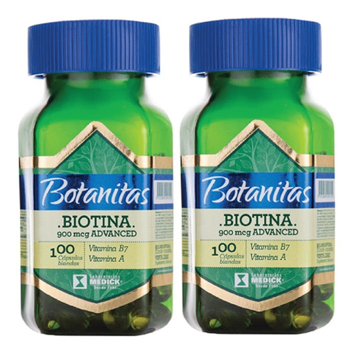 2 Biotina 900mcg X 100soft - Unidad a $430