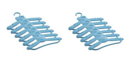 Imagem 3 de 4 de Cabide Infantil Urso Bebê Kit C/12 Un Cajovil Azul