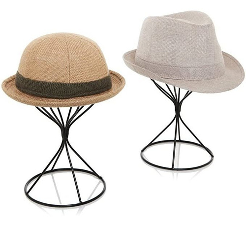 Mygift Moderna Alambre Diseño Sombrero De Metal Y Cap Estant