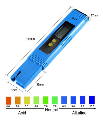 Medidor De Ph 0,01 Pluma Probadora De Alta Precisión Para