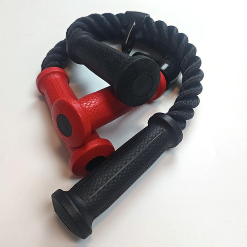Tríceps De La Cuerda Fitness Tira De La Cuerda Torcida Rojo